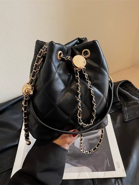 Chanel-Style Quilted Chain Bag for Women 2026 New Trendy Fashion Versatile High-End Shoulder Bag Crossbody Bucket Bag