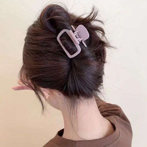 Square small size hair clip for women, new hair catcher, hair clip, half-tied hairpin, shark clip headgear