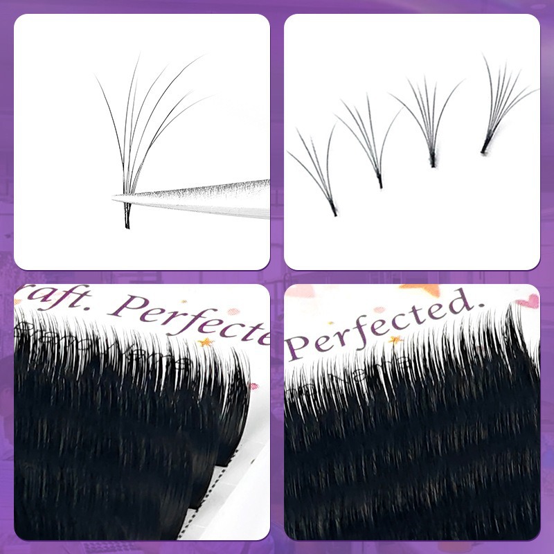 Qingdao, pestañas falsas europeas y estadounidenses, pestañas densas y florecientes en un segundo, pestañas de injerto suave, pestañas injerto transfronterizas, para la tienda de pestañas especiales