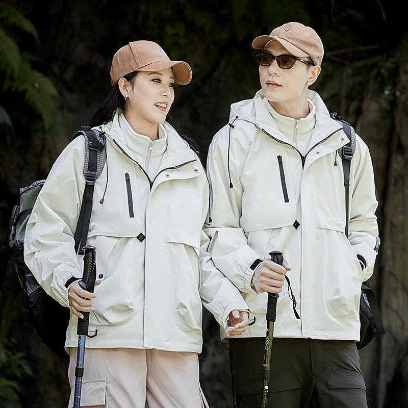 山系冲锋衣男女款2025新款春秋小个子防风外套超好看山系登山服女|undefined