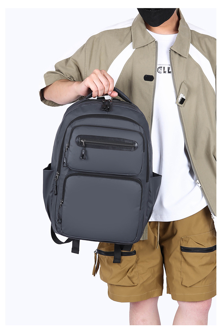 Cross-border wholesale of new large-capacity, simple commuting computer bags, school bags for junior and senior high school students, foreign trade backpacks for men, Korean version undefined