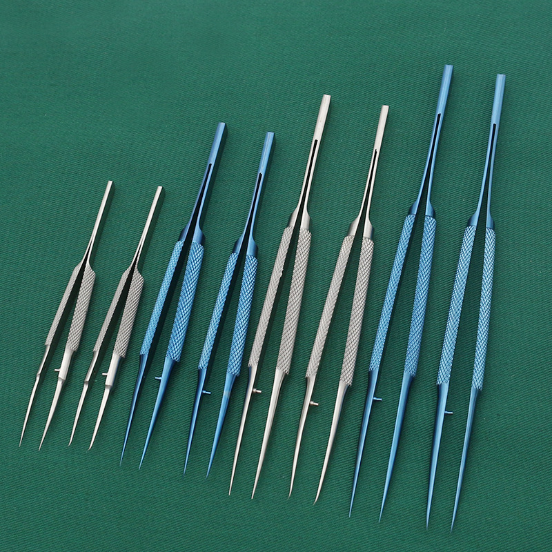 显微外科手术镊眼科显微镊不锈钢有齿平台镊子眼用镊外科手术器械