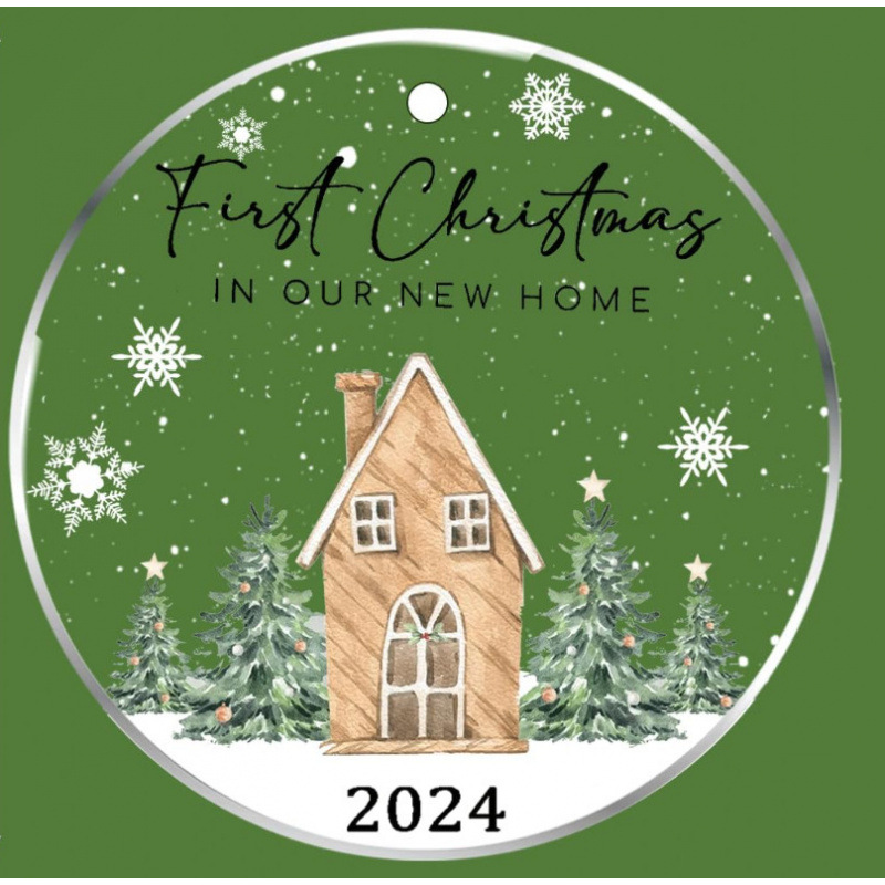 축복의 둥근 펜던트 7호(투명) 금실풍