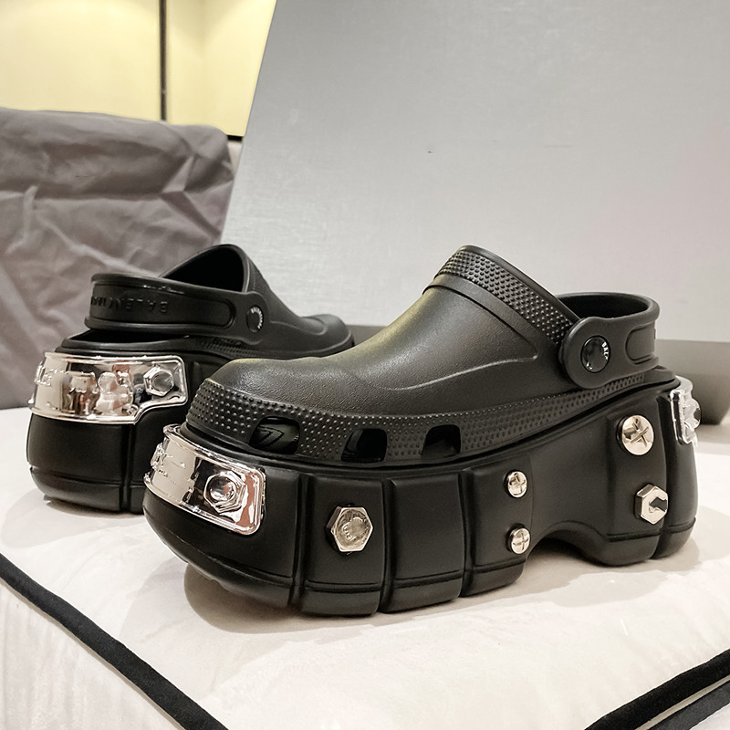 Summer Metal Studded Clogs - Image 2