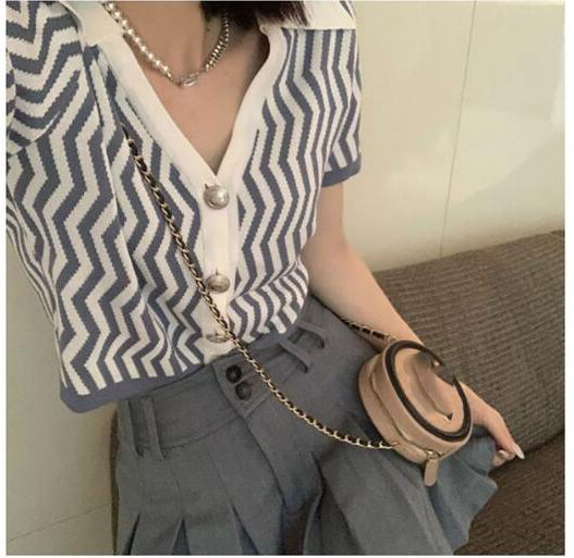 F9389 2110K ÁO THUN NỮ HANTDC ÁO LEN NGẮN TAY MÙA HÈ THỜI TRANG NỮ G05 SẢN PHẨM MỚI