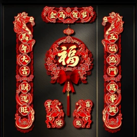 对联/春联;节庆用品;喜字