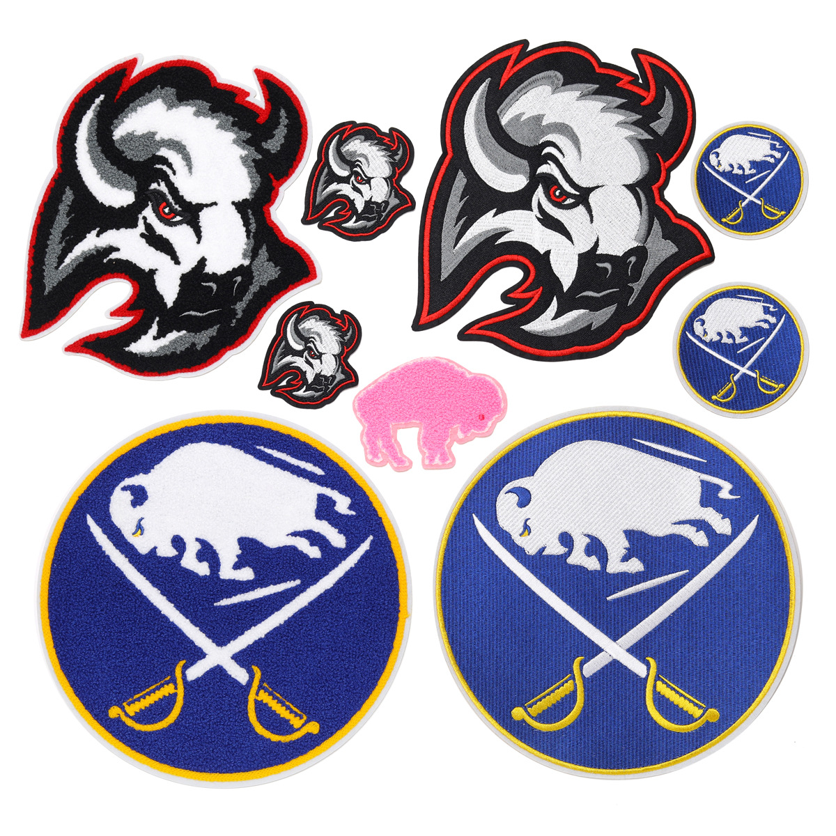 冰球队logo刺绣布贴徽章衣服补丁贴 球队联盟标志NHL刺绣徽章队徽