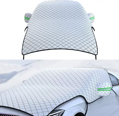 snow half cover, Car snow shield - extended-snow-shield