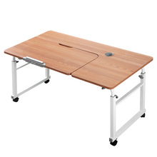 跨床桌可移动床上书桌学生电脑懒人桌台式床边写字台家用学习桌子