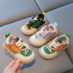 Children's sports shoes 2024 spring and autumn new style boys' sneakers non-slip girls' casual shoes soft sole baby shoes single shoes