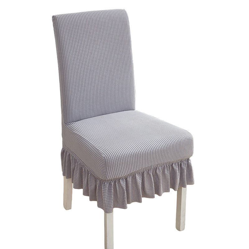 Cuadernas de asiento de asiento de comedor doméstico de cuatro estaciones cubierta de asiento todo incluido cubierta de asiento curva universal cubierta de protección de mesa elástica