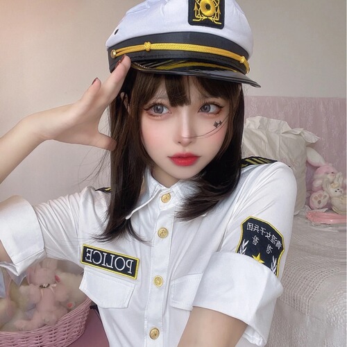 Lingerie pilot stewardess uniform set sexy lingerie, pure desire live streamer costume transformation suit female police cosplay costume wholesale and distribution