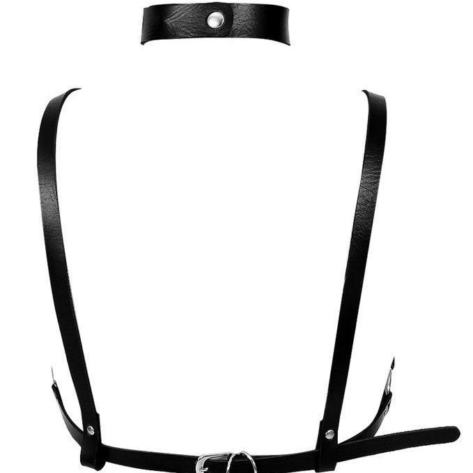 Harness, brace, universal belt, punk style, Gothic