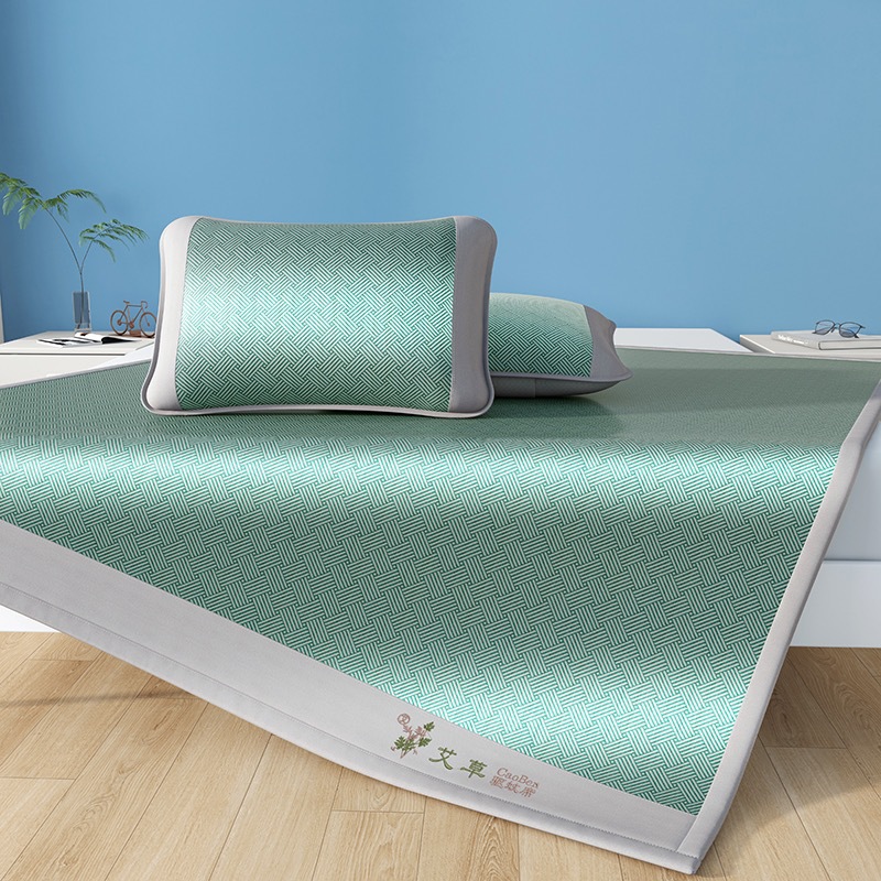 자카드 쑥매트-그린