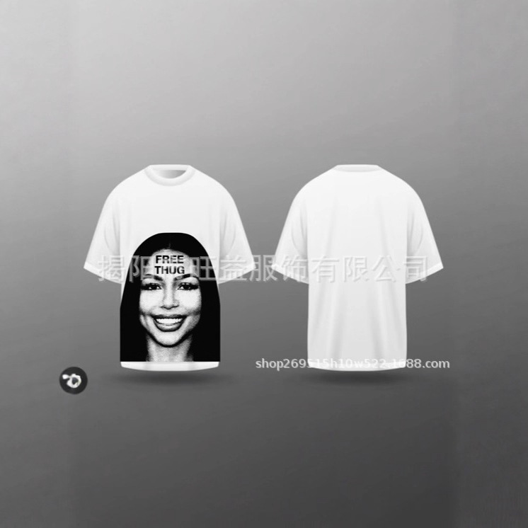 Come to the Warehouse to Find Hip-Hop Street Short-Sleeved T-Shirts, Retro Washed Heavy Trendy Brand Shirts That Can Be Worn Daily in Spring and Summer