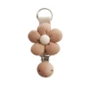 Apricot color (with a hole wooden cap) [Khaki (medium five -petal flower)]