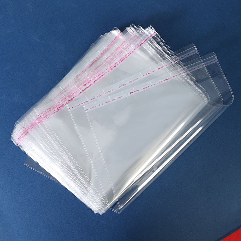 OPP自粘袋服装包装袋透明塑料袋子不干胶封口袋书籍袋批发30*40