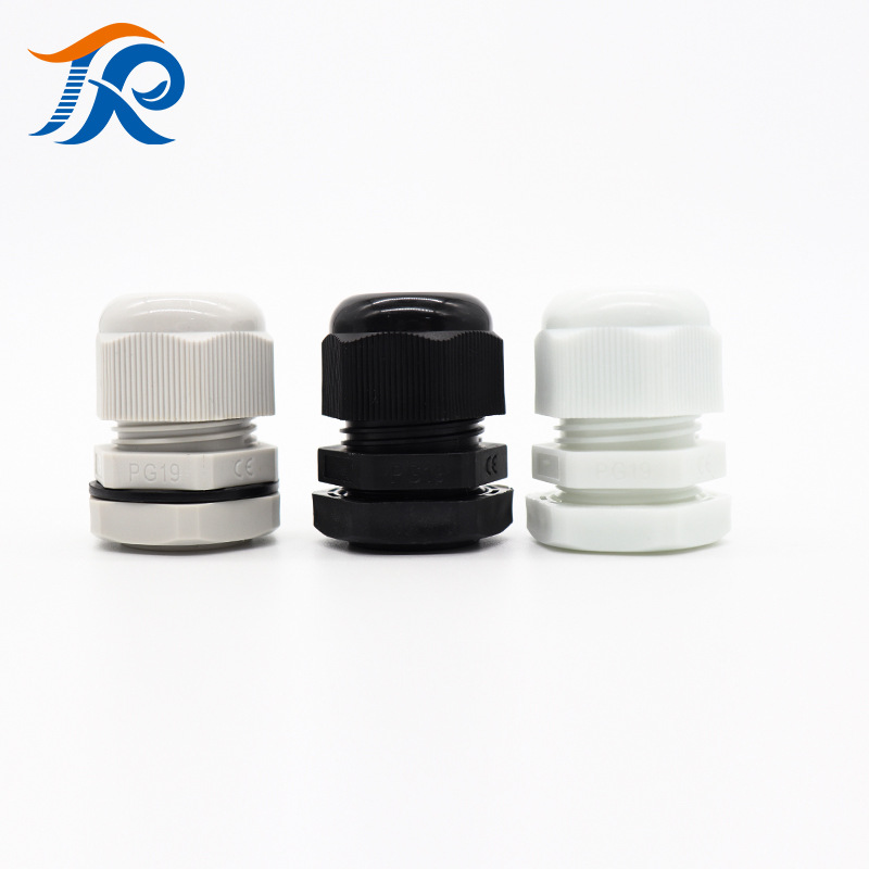 PG19 PA尼龙电缆接头 固定 塑料防水接头 电线格兰头 外螺纹