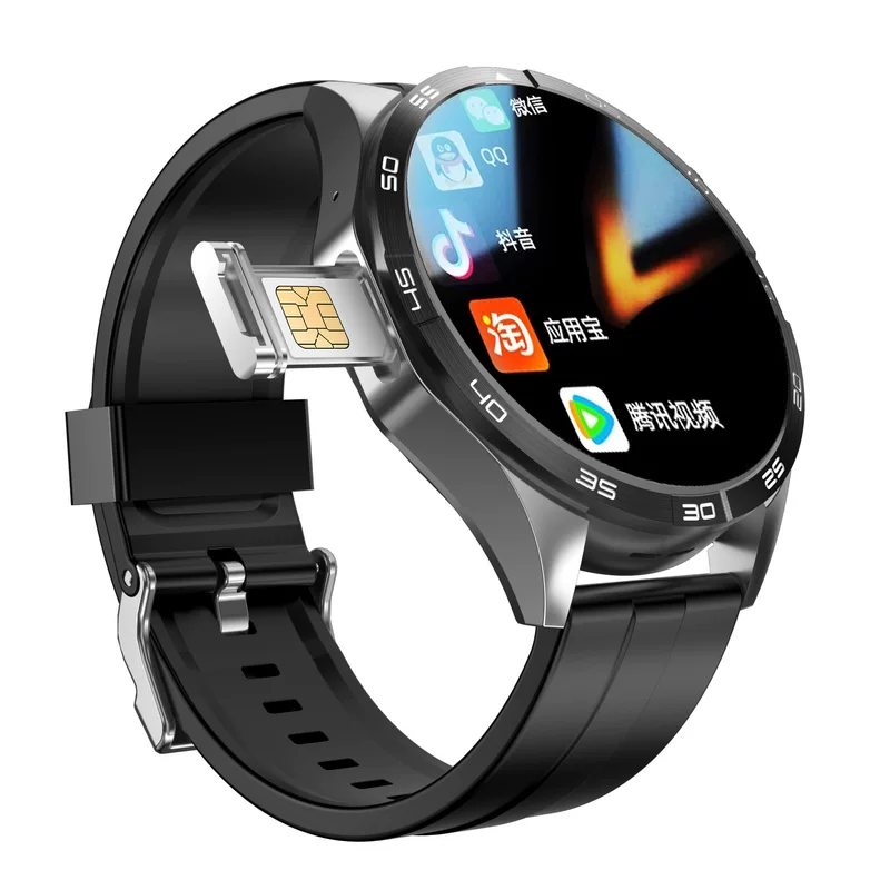 Часы WATCH 4 с клеточным модулем, смарт-часы с бесплатной загрузкой, одиночная камера, NFC, мониторинг частоты сердцебиения