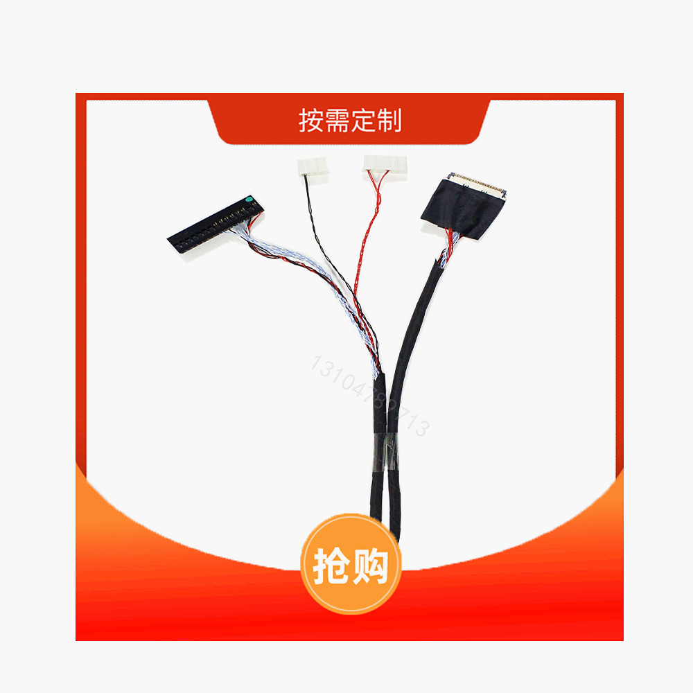 Electronics Wires Cable Assembly Lvds Adapter Cable Df14-20p