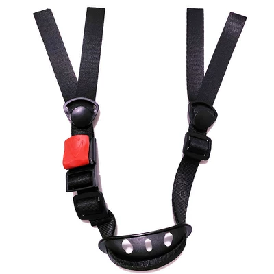 Dəbilqə (Kaska) aksesuarları, strap buckle, universal plastic - helmet-strap-set-with-black-and-red-buckles