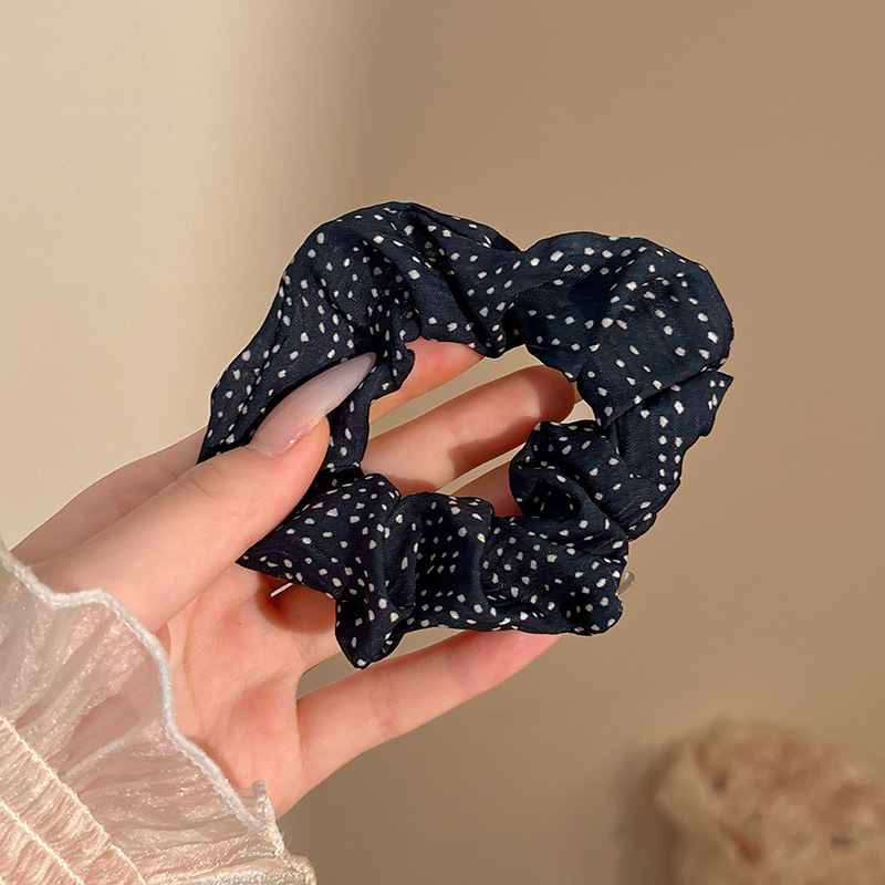 Anillo para el cabello de intestino grueso de gran tamaño coreano, bufanda cuadrada de alta calidad femenina, cuerda para el cabello, banda elástica y duradera, flor de viento perezosa