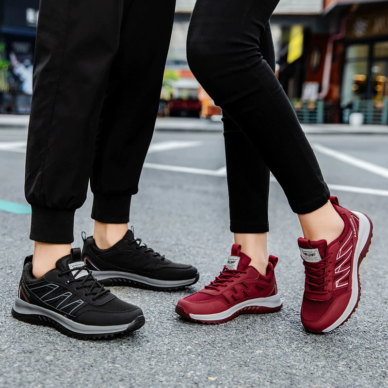 Walking shoes for men and women, footwear, breathable non-slip sports shoes for leisure, soft sole