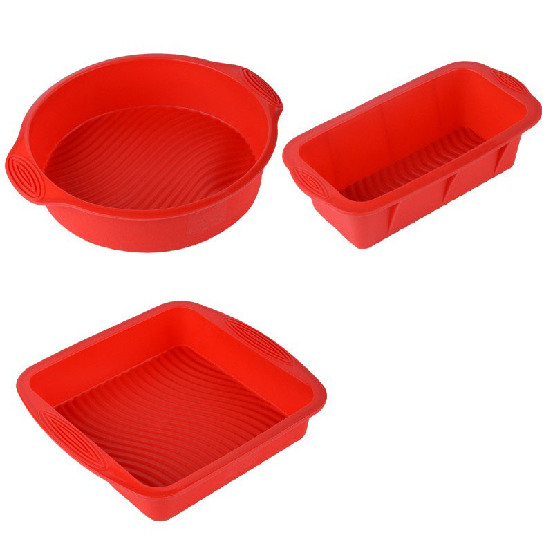 Juego de Moldes y Bandejas para Hornear Pasteles de 10 Pulgadas de Silicona Resistente a Altas Temperaturas image 10