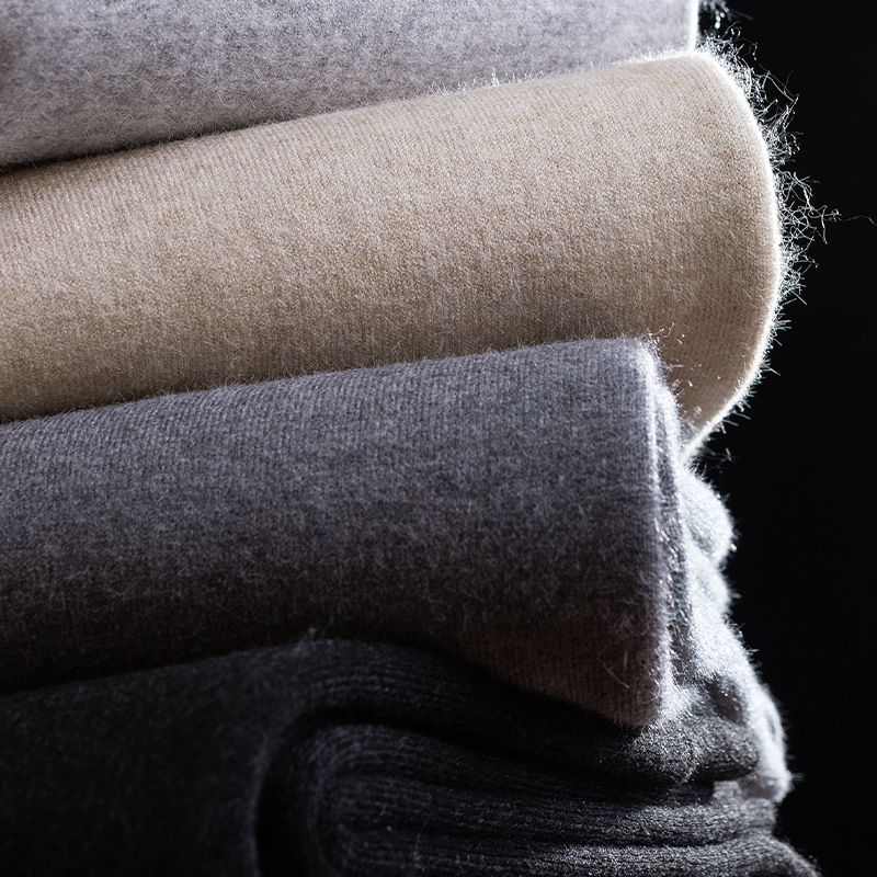 Quần legging nữ len cashmere dày dặn giữ nhiệt lưng cao — phụ nữ da đen