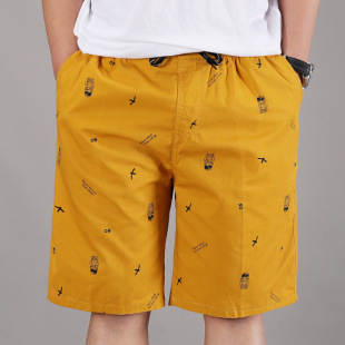 2025 Summer New Casual Shorts Middle-aged Men's Casual Pure Cotton Outer Wear Shorts Dad's Summer Big Pants