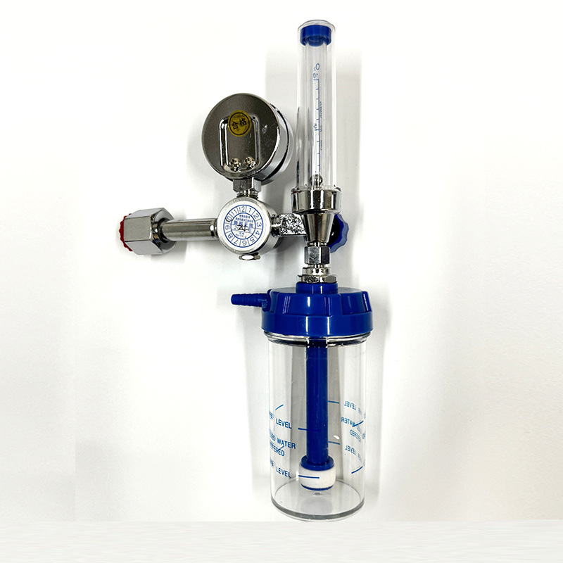 氧气吸入器湿化瓶医家用氧气表吸氧流量表浮标式减压阀压力表