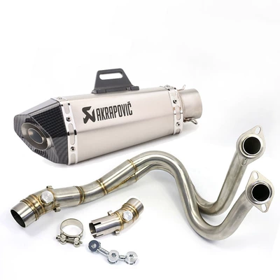 Exhaust Pipe Front – Motorcycle exhaust pipe - complete-set-n