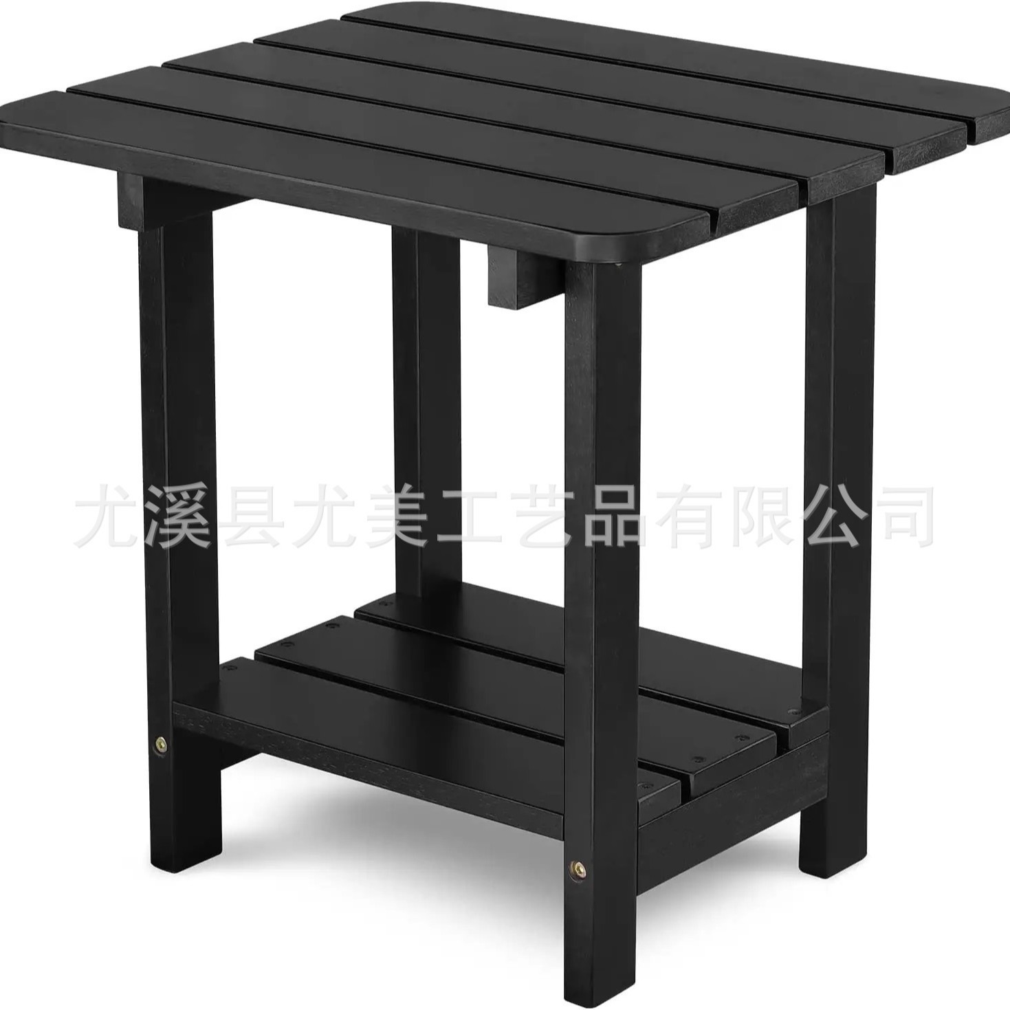 Al Aire Libre mesa y silla patio plástico madera mesa y silla combinación Villa jardín ocio al aire libre expuesto balcón cafetería anticorrosión mesa de madera