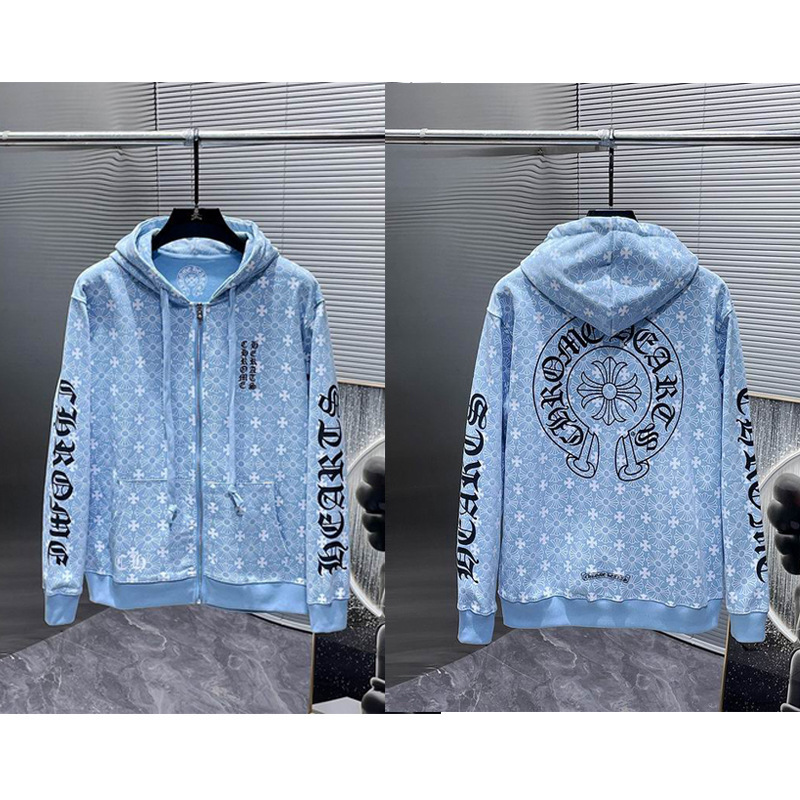 25ss正确版Chrome Hearts 克罗伈十字架连帽卫衣百搭潮流时尚批发|undefined