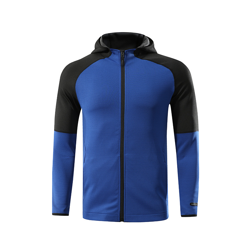 Primavera al aire libre de los hombres y las mujeres de la chaqueta deportiva casual de punto engrosada con capucha de manga larga superior transfronteriza UA al por mayor exclusiva