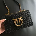 24 embossed black trumpets