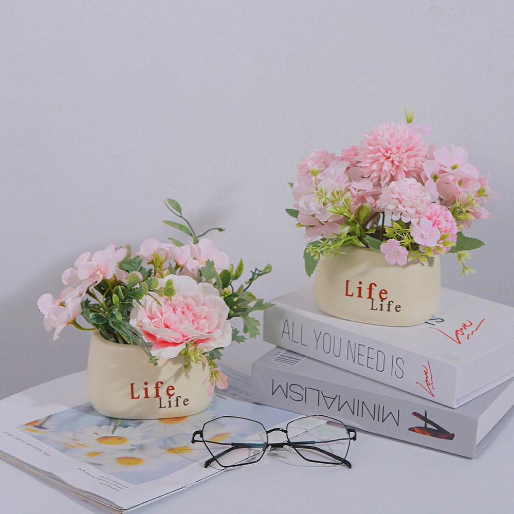 Sonnenblumenstrauß Blume Kunstblume Deko Wohnzimmer Esstisch Blumendeko Grünpflanze Deko Wohnaccessoires_voghion.com