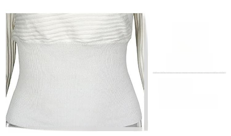 Pull en maille femme élégant manches longues coupe cintrée_voghion.com