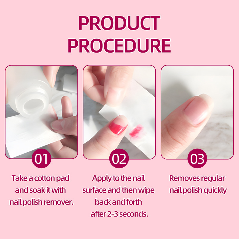 LMLTOP algodón especial para la eliminación de uñas, 540 piezas de algodón para lavar las uñas, toallas desechables para la eliminación de uñas, venta transfronteriza