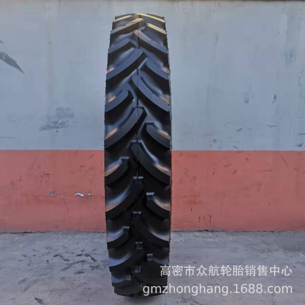 现货农用采棉机轮胎12.4-48 人字加密花纹中耕打药机轮胎