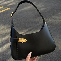ファッション高級質感バッグ小衆気質通勤復古シングル肩手持ち法棒バッグ腋の下バッグ