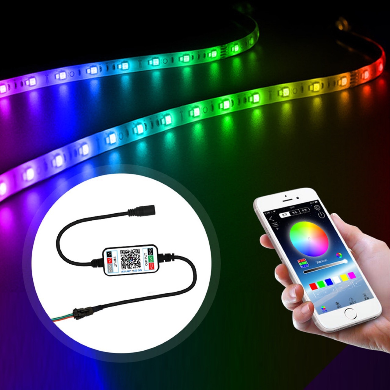 Controller, mobile phone, bluetooth
