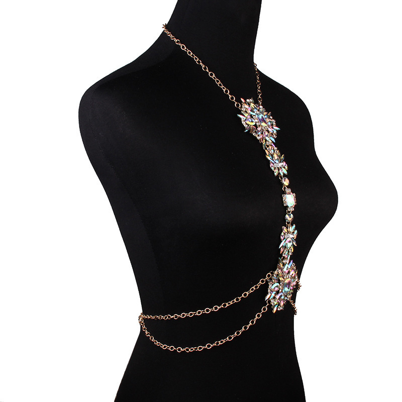 Collar de diamantes para mujer, moda europea