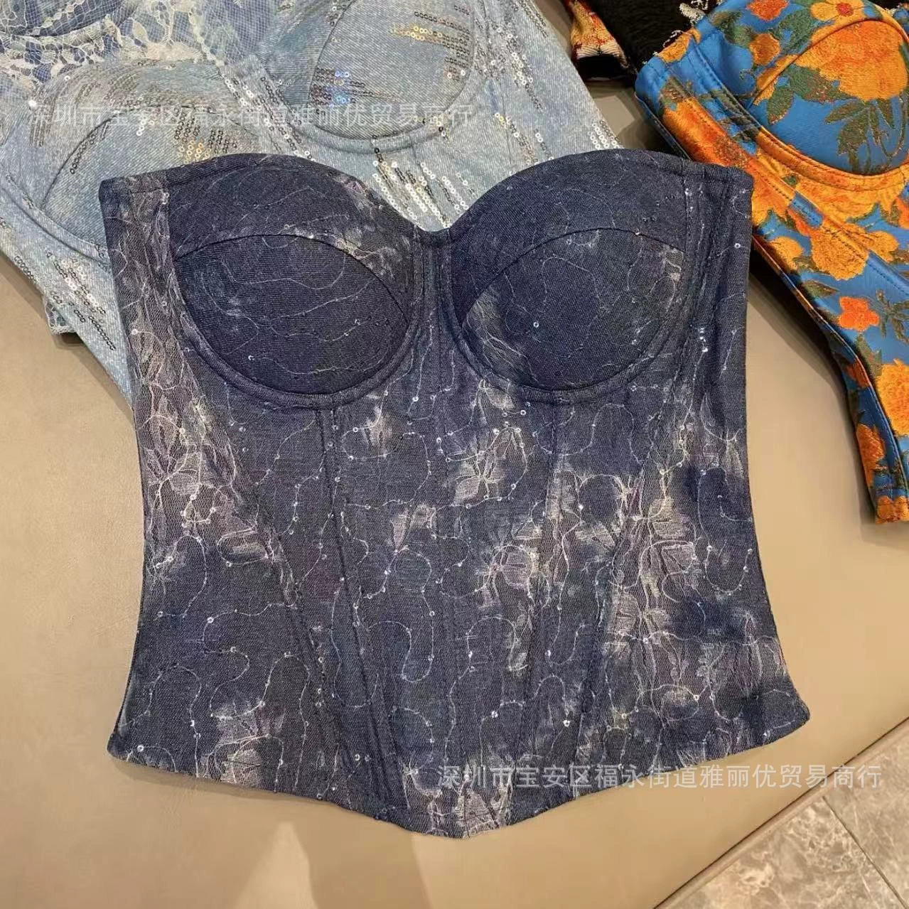 (Cross-border trading), brace, top with cups, bra