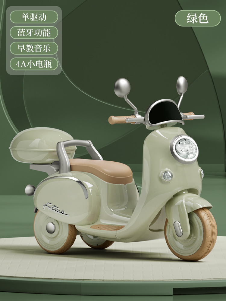 El triciclo eléctrico de la motocicleta de los niños 3-6 años del coche de batería teledirigido puede sentarse coche doble del juguete del Tesoro de los hombres y de las mujeres de la impulsión