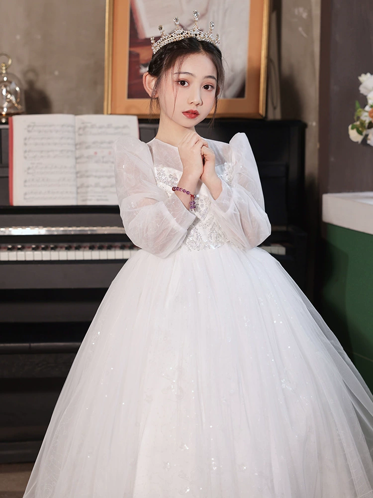 Children's dress, small princess costume, piano performance costume, suit, children's catwalk costume, new collection