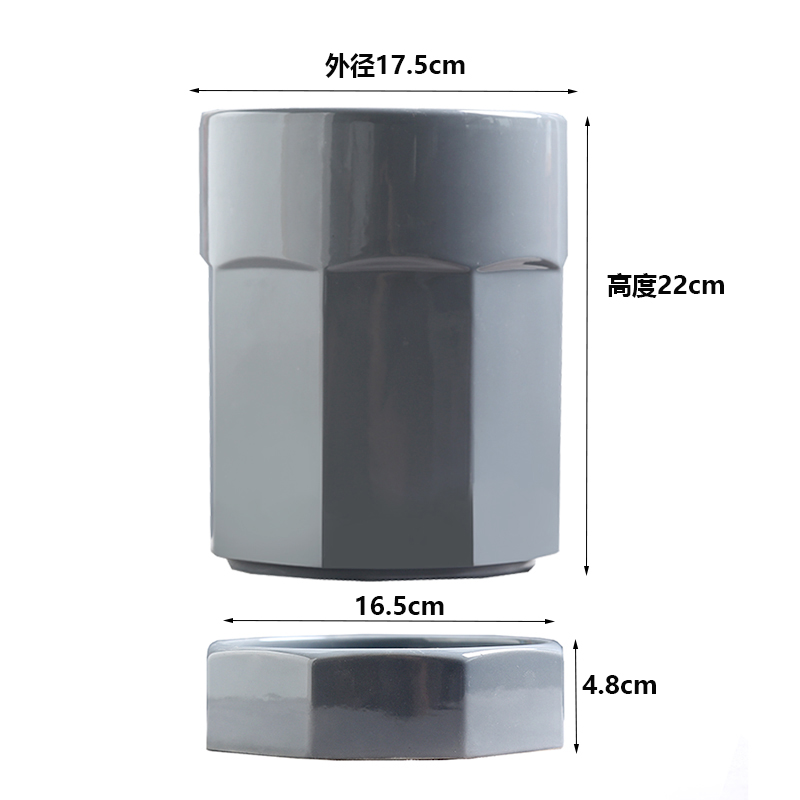 세라믹-클리어런스 싱글 초대형 다이아몬드 패턴 스톤 그레이-대형