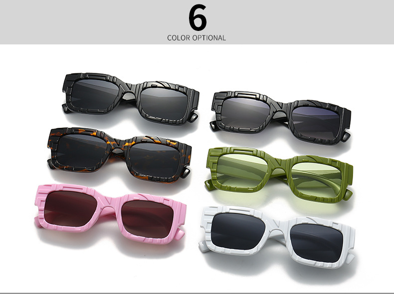 European and American sunglasses ins fashion square sunglasses men's large frame sunglasses women's sunglasses 103_voghion.com