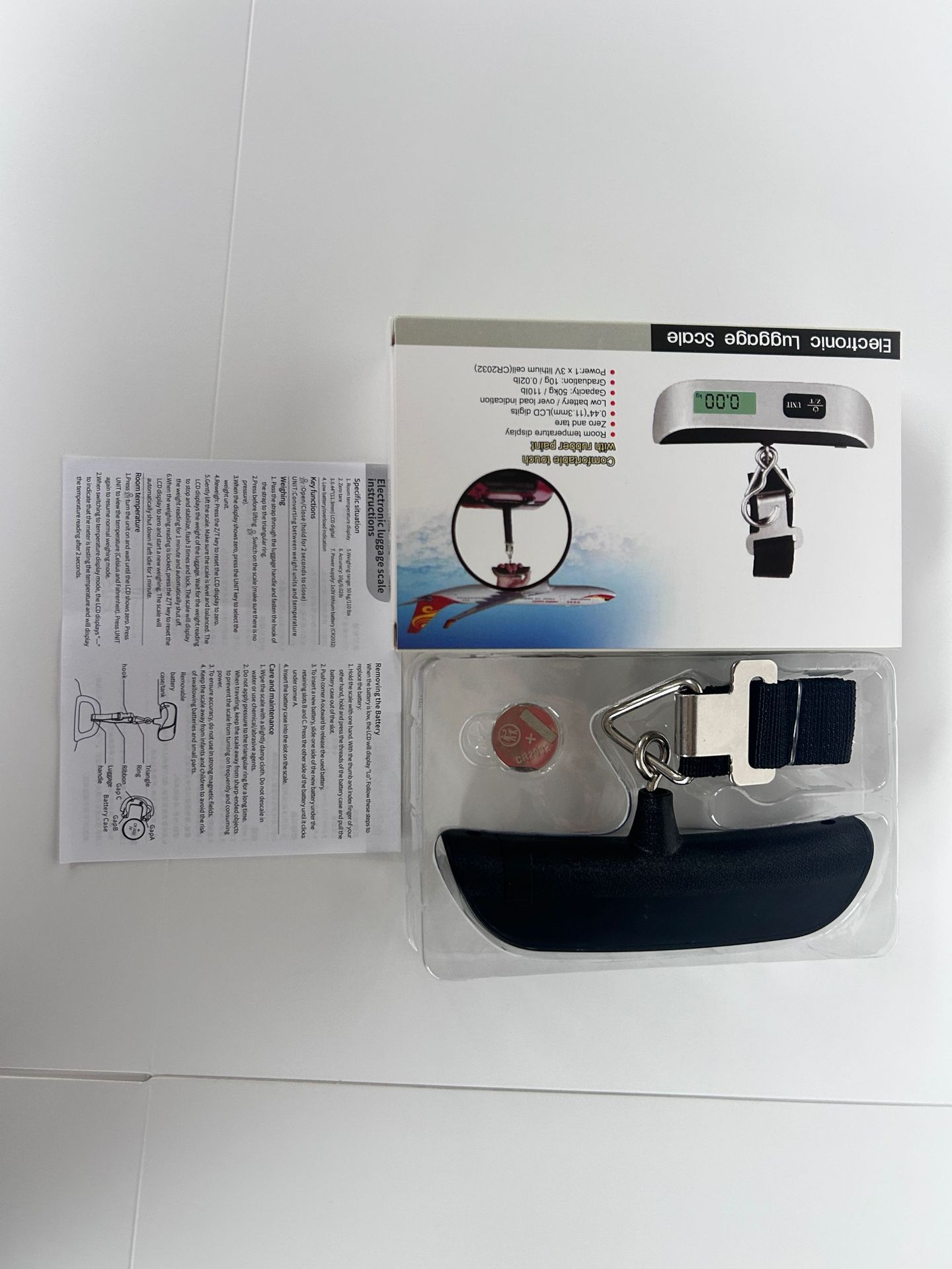 Grenzüberschreitender Bestseller tragbare Haushalt-Handwaage Mini-Elektronik-Waage im Großhandel hochpräzise Kofferwaage 50kg Hängewaage