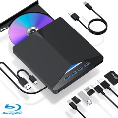 メーカーのプライベートモデルの新型超薄型usb3.0 & type-c多機能外付けブルーライトレコーダー
